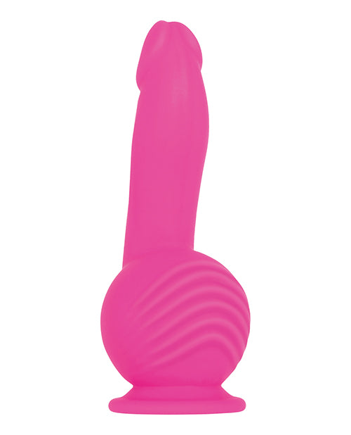 Ballistic Silicone Rechargeable Vibrator with Remote Control - Pink