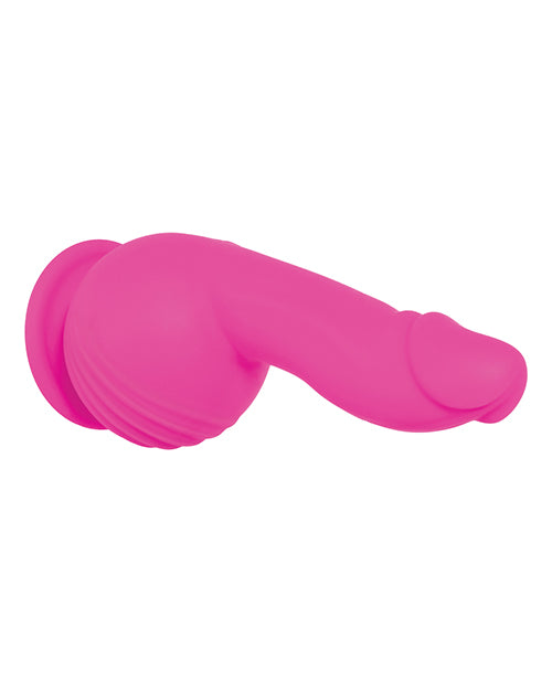 Ballistic Silicone Rechargeable Vibrator with Remote Control - Pink