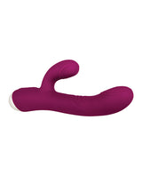 Double Tap Silicone Rechargeable G-Spot Vibrator - Red