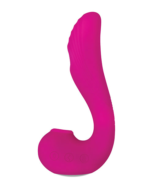 The Note Silicone Rechargeable Vibrator - Pink