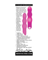 Afterglow Silicone Rechargeable Light-Up Vibrator - Pink