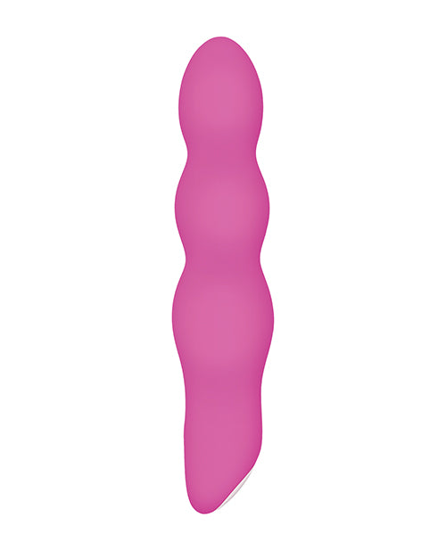 Afterglow Silicone Rechargeable Light-Up Vibrator - Pink