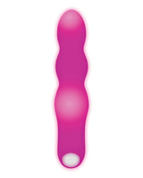 Afterglow Silicone Rechargeable Light-Up Vibrator - Pink