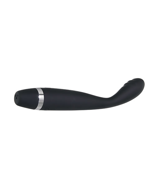 Skinny G Rechargeable Silicone G-Spot Vibrator - Black