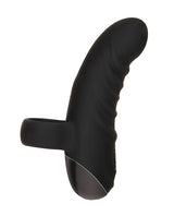 Hooked On You Silicone Rechargeable Vibrator - Black