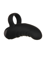 Hooked On You Silicone Rechargeable Vibrator - Black