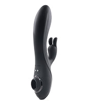 Rabbit Hole Rechargeable Silicone Triple Vibrator - Black