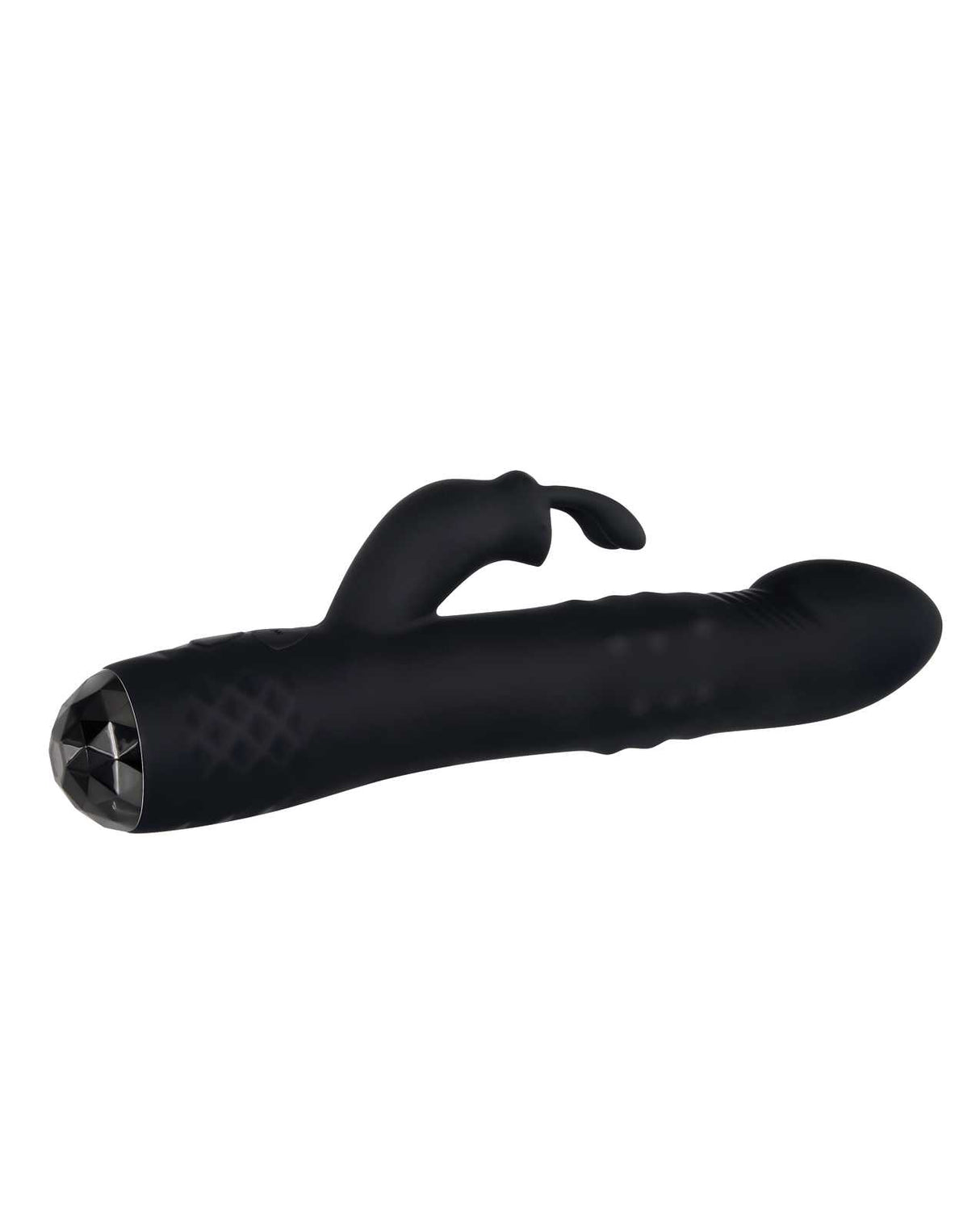 Bodacious Bunny Rechargeable Silicone Rabbit Vibrator - Black