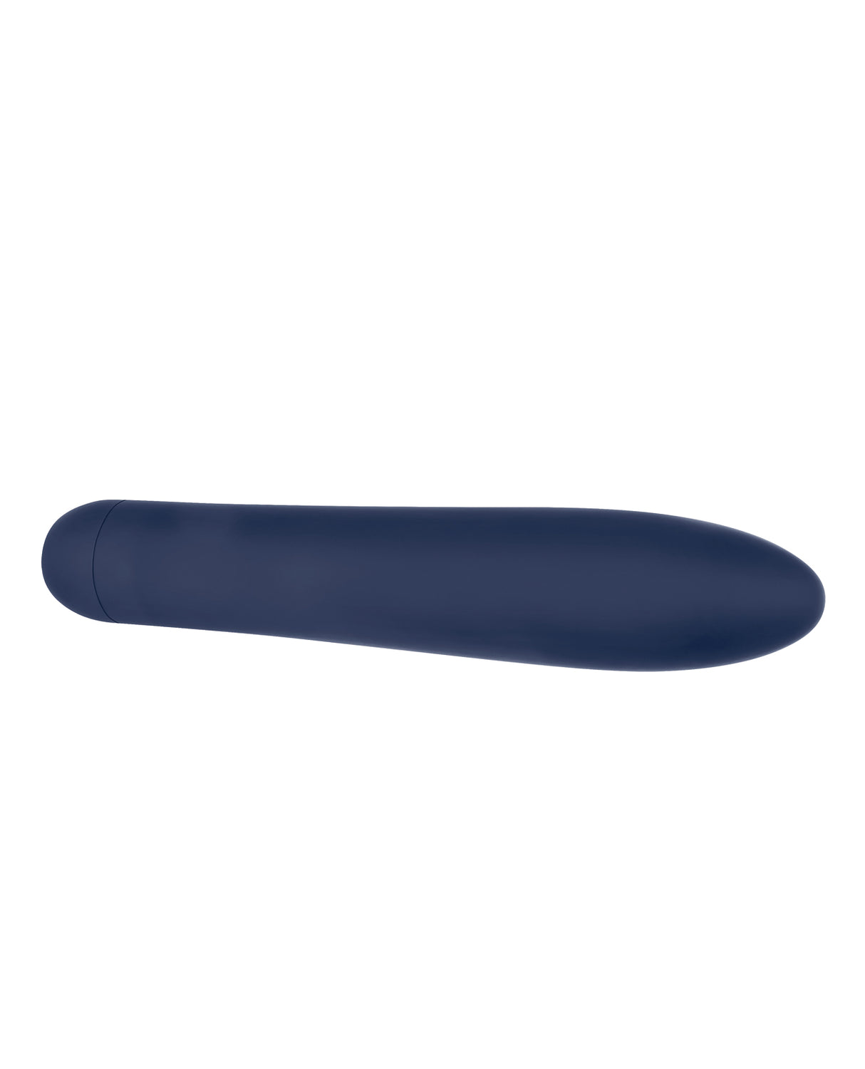 Straight Forward Rechargeable Silicone Vibrator - Blue