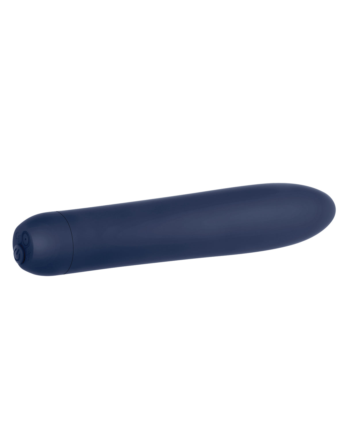 Straight Forward Rechargeable Silicone Vibrator - Blue