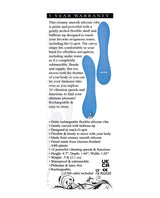 Blue Crush Rechargeable Silicone Vibrator