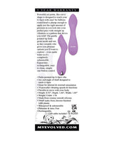 Lilac G Rechargeable Silicone Vibrator - Purple