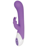 Enchanted Bunny Rechargeable Silicone Rabbit Vibrator - Purple