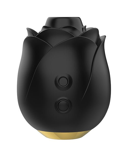 Fifty Shades of Grey Black Rose Rechargeable Silicone Clitoral Stimulator - Black