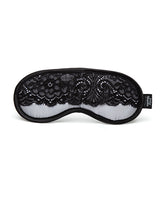 Fifty Shades of Grey Play Nice Satin and Lace Blindfold - Silver/Black