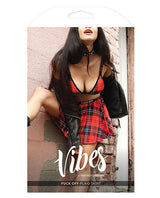 Vibes FUCK OFF Skirt Plaid L/XL