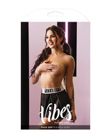 Vibes Fuck Off Knife Pleated Microfiber Skirt Black S/M