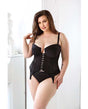 Curve Sloan Cropped Bustier Top & Panty Black 3X/4X