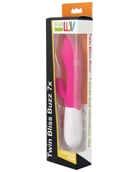 GigaLuv Twin Bliss Buzz - 7 Functions Pink