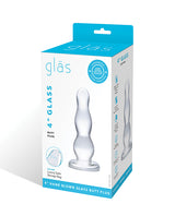 Glas 4" Butt Plug - Clear