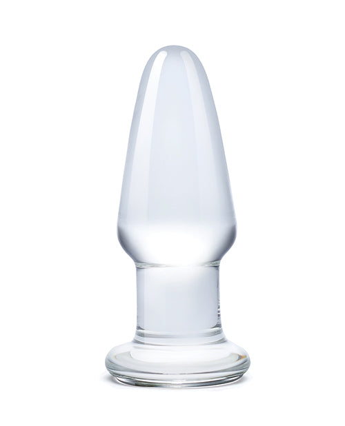 Glas Glass Butt Plug 3.5in - Clear