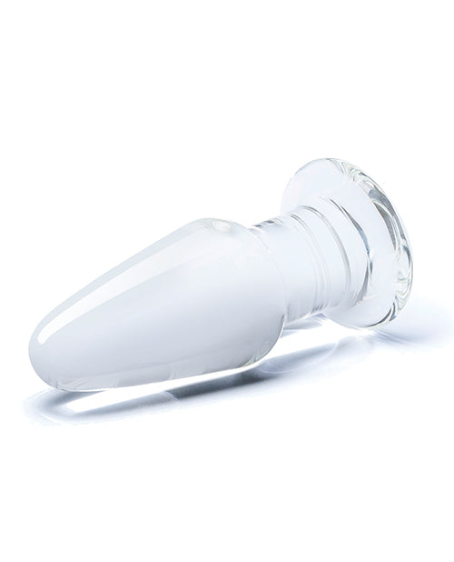 Glas Glass Butt Plug 3.5in - Clear