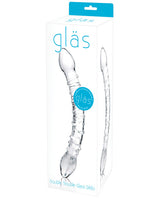 Glas Double Trouble Glass Dildo - Clear