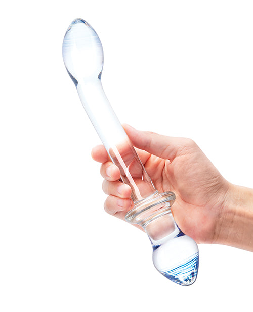 Glas Double Play Dual-Ended Dildo 9.5in - Clear