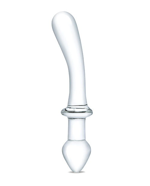 Glas Classic Curved Dual-Ended Dildo 9in - Clear