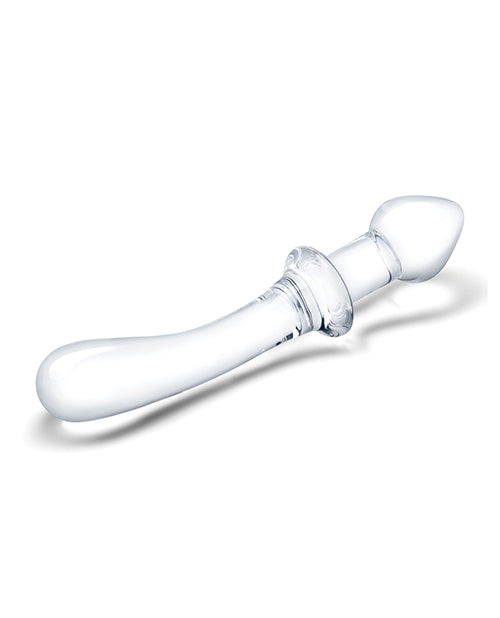 Glas Classic Curved Dual-Ended Dildo 9in - Clear