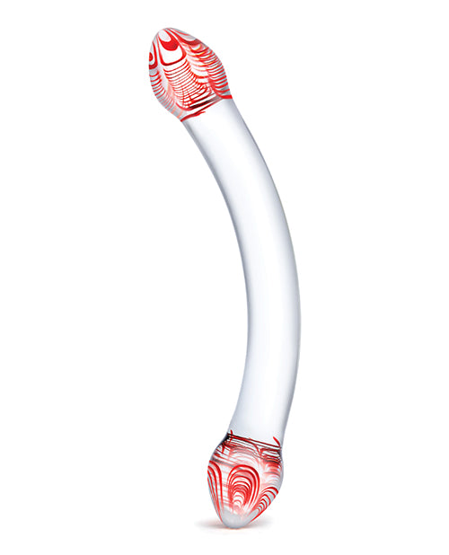 Glas Red Head Double Dildo