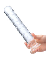 Glas Extra Large Glass Dildo 10 in - Clear