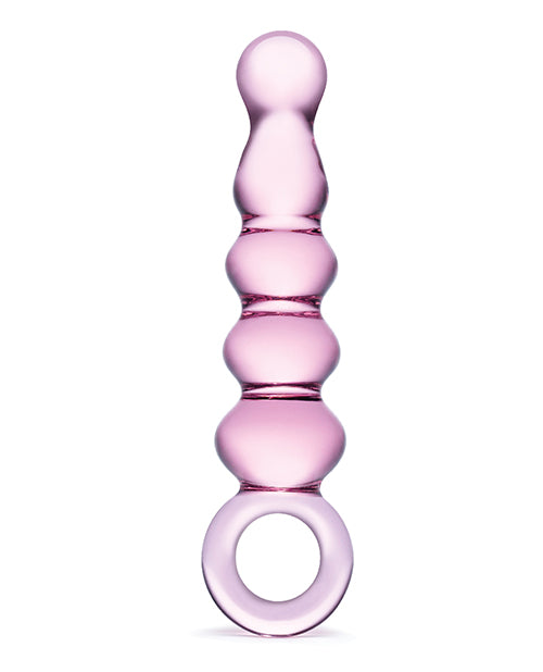 Glas Quintessence Beaded Anal Slider - Pink