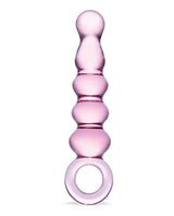 Glas Quintessence Beaded Anal Slider - Pink