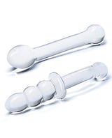 Glas G-Spot Pleasure Dildo Set (2 piece) - Clear