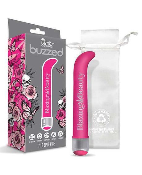 Buzzed 7" G-Spot Vibe - Blazing Beauty Pink