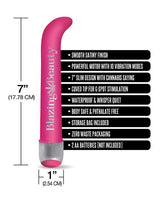 Buzzed 7" G-Spot Vibe - Blazing Beauty Pink