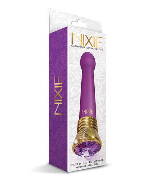 Nixie Mystic Wave Satin Bulb Vibe - 10 Function Amethyst