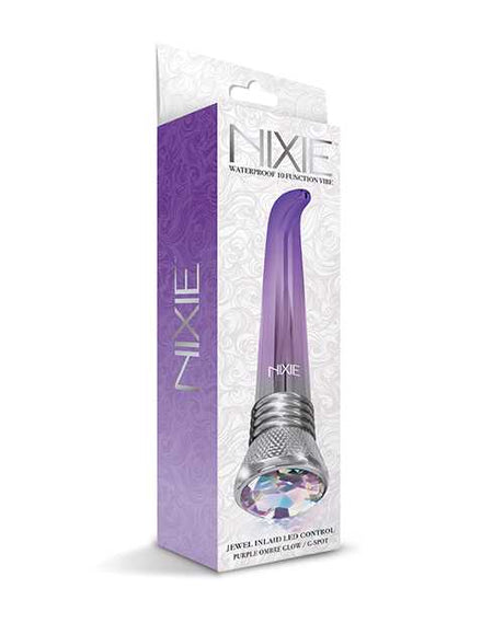 Nixie Waterproof G-Spot Vibe  - 10 Function Purple Ombre Glow