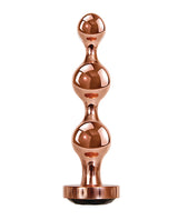 Gender X Gold Digger Anal Plug - Small - Rose Gold/Black