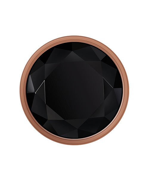 Gender X Gold Digger Anal Plug - Small - Rose Gold/Black