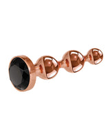 Gender X Gold Digger Anal Plug - Medium - Rose Gold/Black