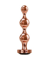 Gender X Gold Digger Anal Plug - Large - Rose Gold/Black