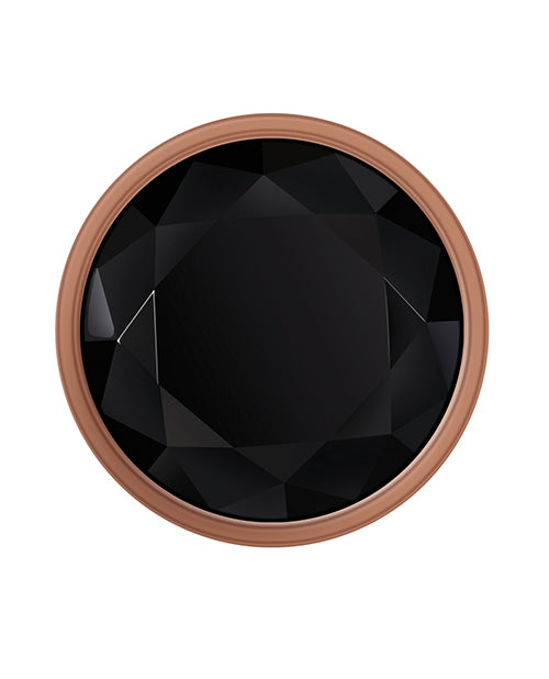 Gender X Gold Digger Anal Plug - Large - Rose Gold/Black