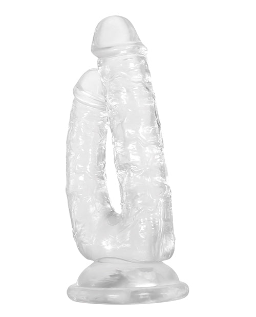 Gender X Dualistic Double-Shafted Dildo 9in - Clear