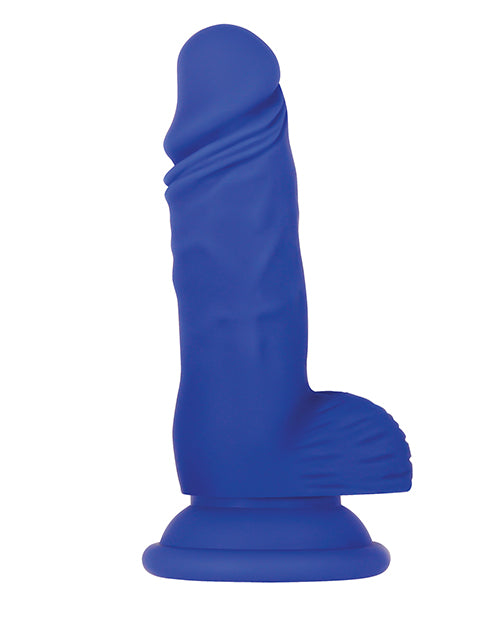 Gender X Semi Sweet Tart Color Changing Silicone Dildo - Blue To Purple