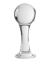 Gender X The Baller Glass Anal Plug - Clear