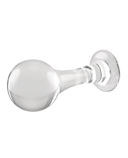 Gender X The Baller Glass Anal Plug - Clear