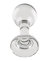 Gender X The Baller Glass Anal Plug - Clear