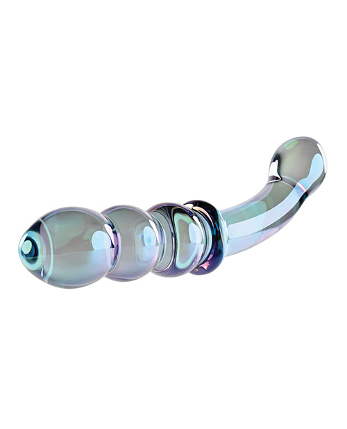 Gender X Lustrous Galaxy Wand Glass Dildo - Multicolor